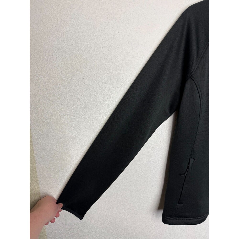 The North Face Large Canyon Flats Fleece Jacket Black Change Healthcare Logo NWT - Picture 3 of 15